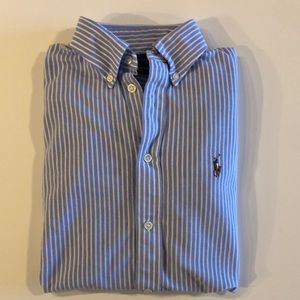 Ralph Lauren Knit Oxford Blue & White Stripes SP